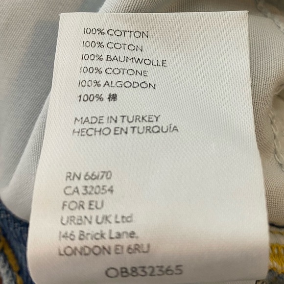 Free People Maggie Midrise Straight Jean size 24 - Picture 10 of 10